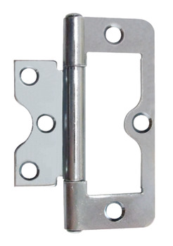 Flush Hinge, Light Duty, for Inset Doors, Length 75 mm, Mild Steel