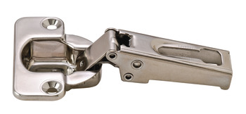 Concealed Cup Hinge, stainless steel, full overlay mounting