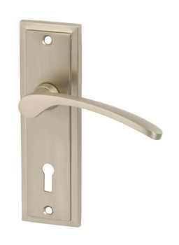 Lever Handles, on Backplates for Lever Lock, Zinc Alloy, Drayton