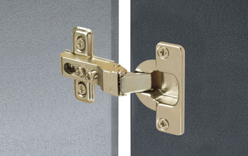 Concealed Cup Hinge, 110° for Cabinet with Refrigerator, Keyhole Fixing Arm
