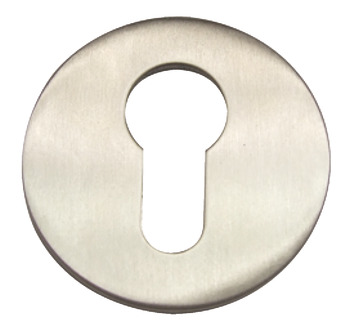 Escutcheons, for Startec Lever Handles, Euro Profile Cylinder, Ø 52 mm, Stainless Steel