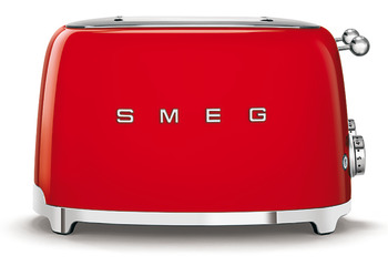 Toaster, Four Slice with Four Wide Slots, Smeg 50's Retro Style