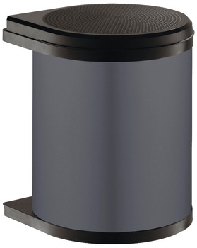 Swing Out Waste Bin, for Hinged Door Cabinets, 15 Litres, Hailo Mono