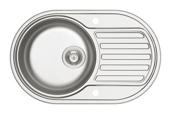 Sink, Single Bowl with Drainer, SR Mini