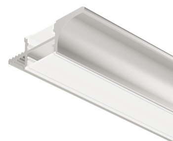 Profile for under mounting, Profile 3102 for LED strip lights 10 mm