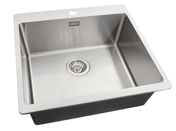 Sink, Stainless Steel 1.0 Bowl Top-mount, Häfele Lido