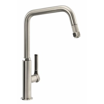 Tap, Single Lever Mixer with Pull Out Spray, Abode Hex 