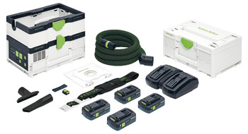 Festool Cordless mobile dust extractor, CTMC SYS I-Basic and SYS I-Plus