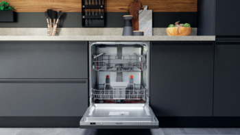 Dishwasher , Fully Integrated 14 Place Settings, Hotpoint HIC 3C26 W UK N